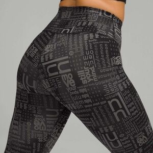 Lululemon Wunder Train High-Rise Tight 28" Ombre Black Multi MSRP $98